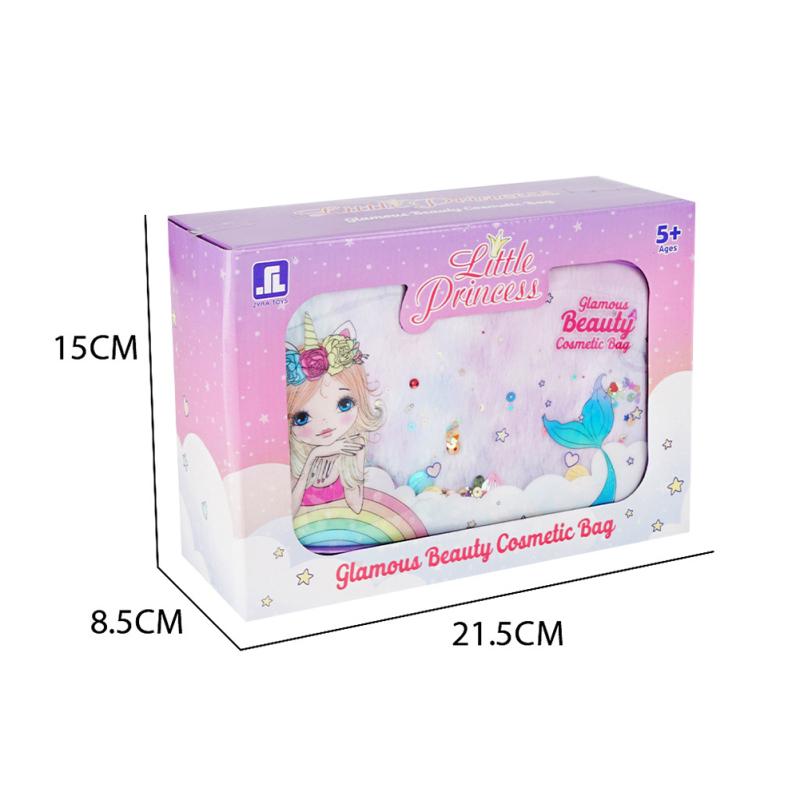 22 шт. наборы для макияжа для детей, моющаяся косметика, корона принцессы, ожерелье, серьги, макияж, игрушки для