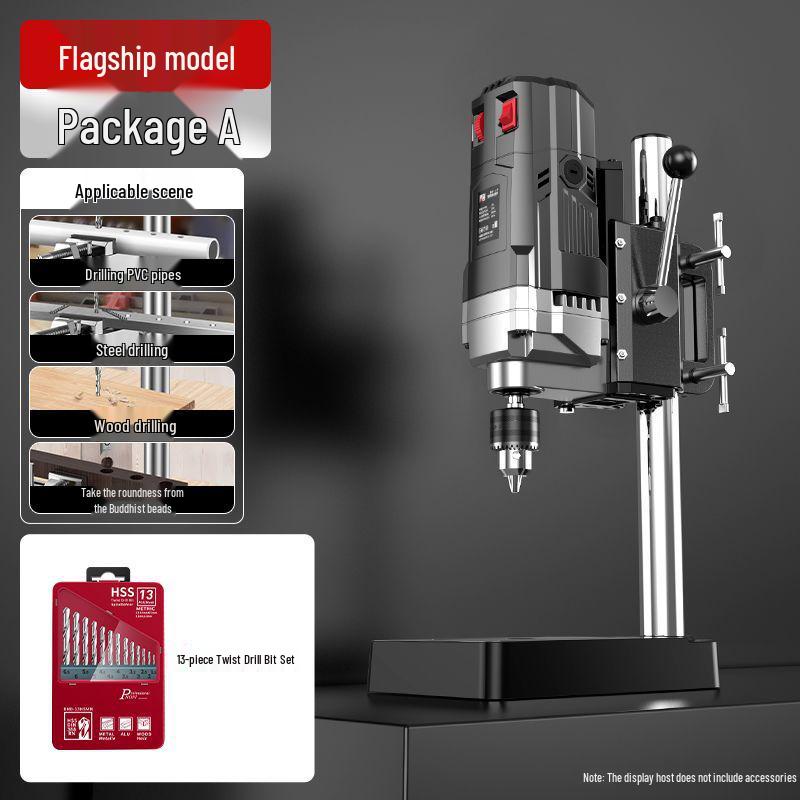 Высокомощный промышленный настольный сверлильный станок 220В: Многофункциональный бытовой дрель