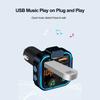Bluetooth 5.0 Car FM Transmitter PD20W QC3.0 Type-C Dual USB Atmosphere MP3 Player 38W Fast Charger Hands-free U-disk Music Kit