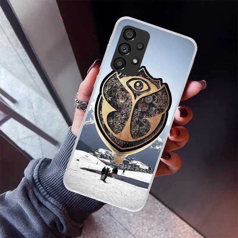 Music Festival Tomorrowlands Phone Case For Samsung Galaxy A12 A52S A42 A32 A22 A51 A50 Note 20 Ultra 10 S10 Plus A71 A70 A31 A3