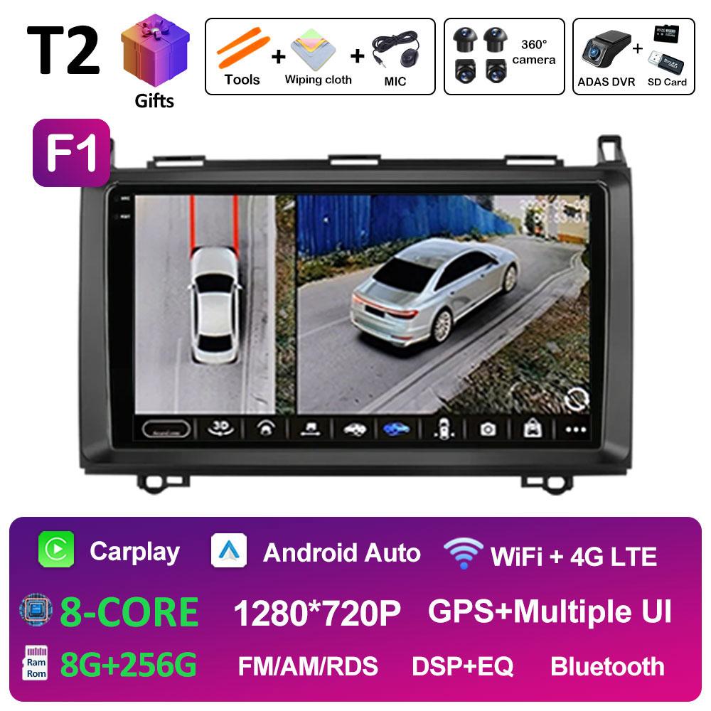 Навигация GPS беспроводной Carplay для Mercedes Benz W169 W245 B200 W906 Sprinter W639 Vito Autoradio Bluetooth 2.5D сенсорный экран