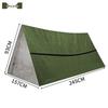 Портативная Изолированная Аварийная Алюминиевая Палатка: Морозостойкий, Влагостойкий, Теплоотражающий с Термозащитой