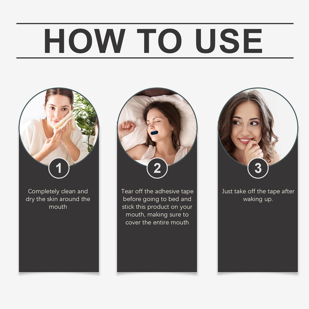 Пластырь для профилактики храпа, спокойный и комфортный, хорошо спится всю ночь, исправляет вентиляцию ротового отверстия, герметизирующий пластырь против храпа