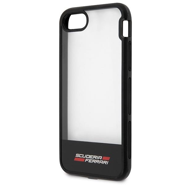 Etui do iPhone 7 Ferrari Transparentne Czarne