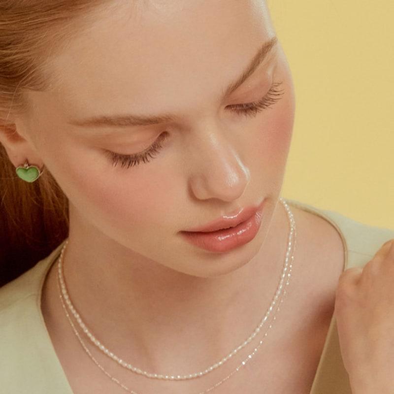 Tatiana (СЕРЕБРО925) Маленькое серебряное колье с кубиком NZ2006