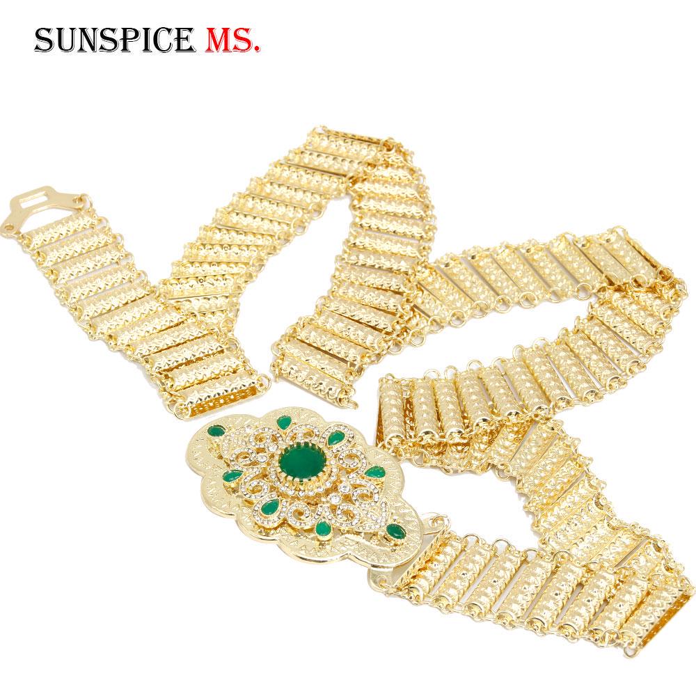 Gold Bridal Belt Metal Waist Chain Ethnic Wedding Jewelry