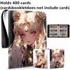 400pcs/900pcs Sailor Moon Card Album Book Folder 4/9 Card Slots Collections Zipper Double Pocket Zipper Card Binder Holder