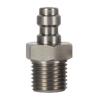 M12X1.25 Quick Connect Adapter Stainless Steel Check Valve