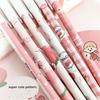 Washable Handle Press Pen Cartoons 0.5mm Erasable Pen Student Pen Neutral Erasable Pen Gel Pens