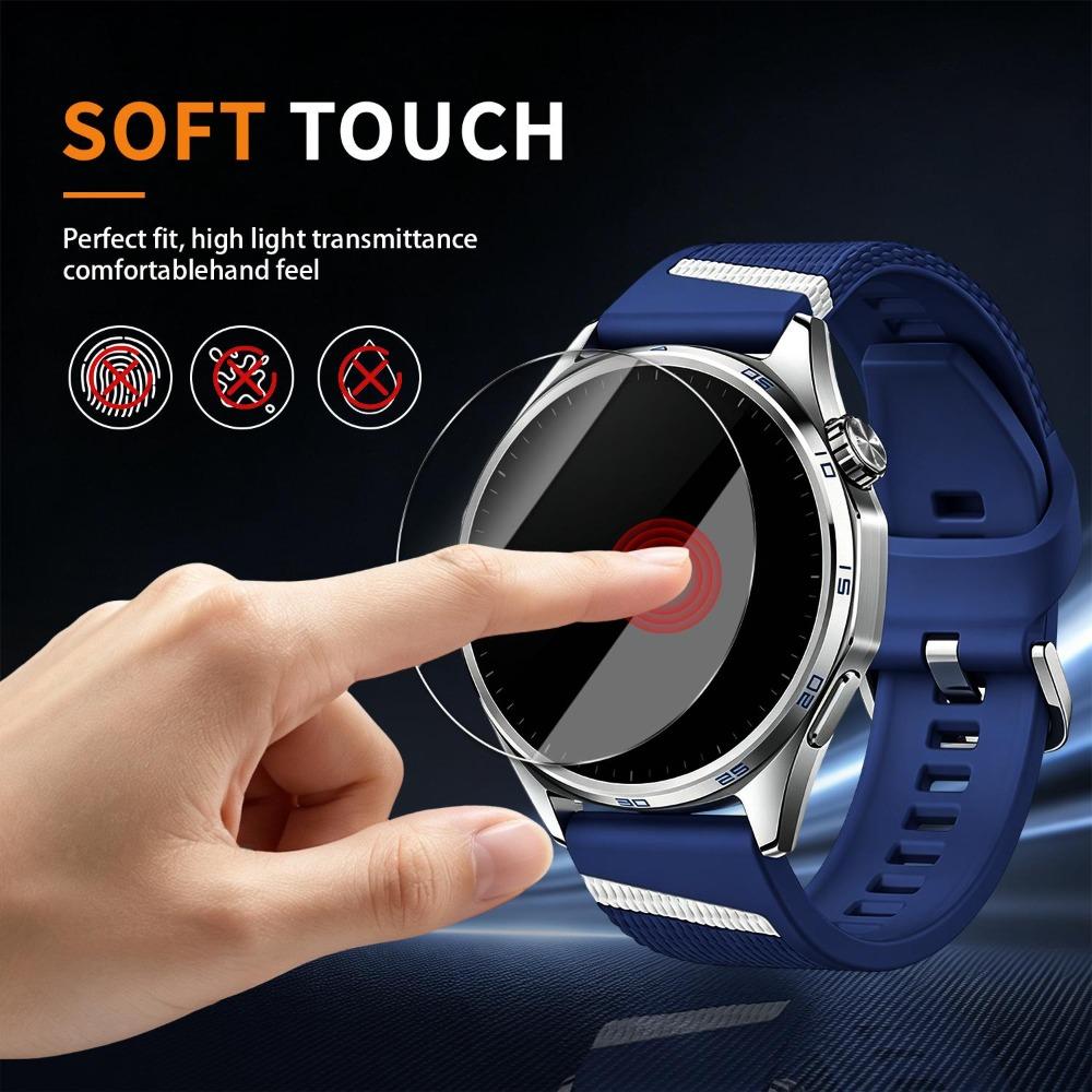 5-1Pcs Privacy Tempered Glass Screen Protectorsfor Huawei Watch GT7 Pro GT7 GT6Pro GT6 GT5 GT5PRO 46mm 41mm Anti-spy Auto-alignment Install FilmsCover