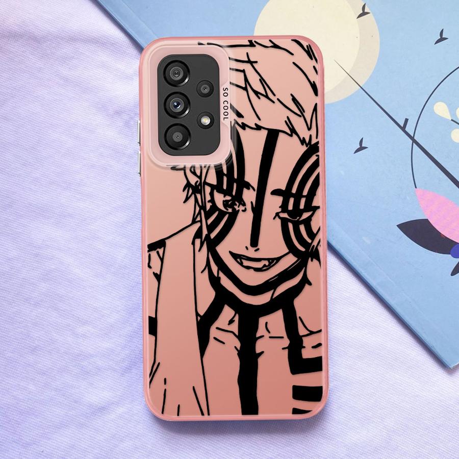 Чехол для телефона с мягкой обложкой Demon Slayer Anime Akaza для Samsung Galaxy A06 A15 A02 A14 A11 A04e A03 A12 A13 A20s A50 A16