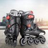Children's Men's and Women's Adjustable Roller Skates Straight-wheel Fancy Flat Skates Adult Beginner Single-row Skates