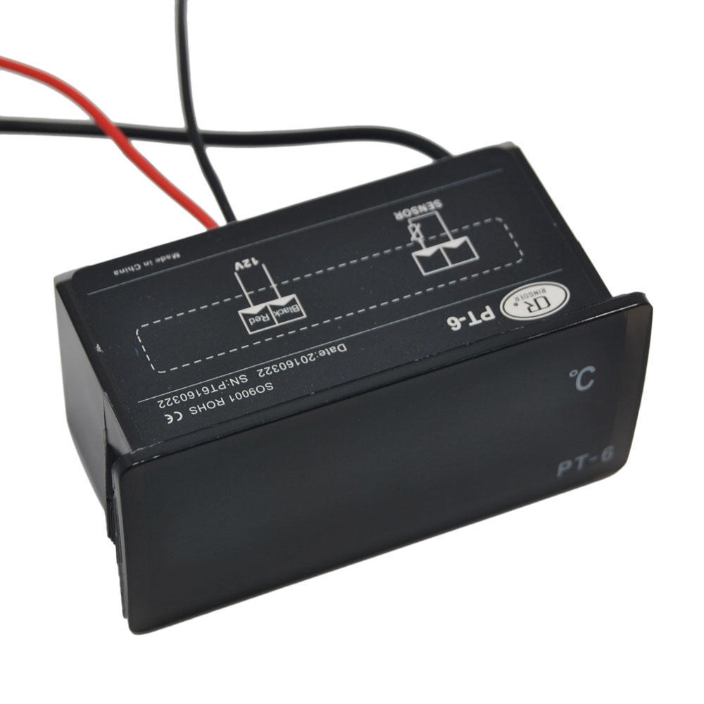 Новейший цифровой светодиодный термометр постоянного тока 12 В от -50 до 110 градусов Цельсия, детектор температуры