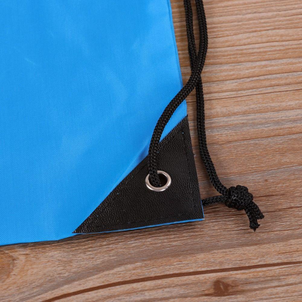 Solid Color Drawstring Backpack Shoulder Bag Gym Sports Backpack Casual Shopping Bag Outdoor