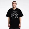 Alphabet Style Mountain Bike Funny Print T-Shirts Men Summer Breathable Short Sleeves Loose Oversized Vintage Tee Clothes Unisex