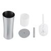 Toilet Cleaner Brush Set Stainless Steel Holder Home Hotel Bathroom Cleaning Tool Set