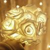 1.5M LED Flower String Lights Artificial Rose Bouquet Romantic Fairy Light Garland Valentines Day Wedding Party Decor