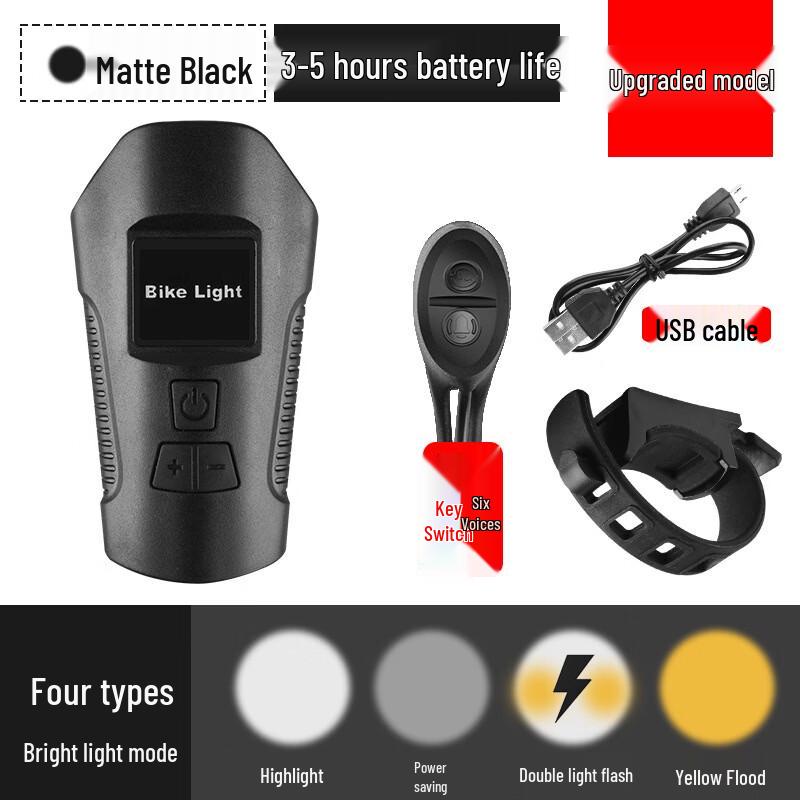 Lishi Multifunctional Bicycle Headlight and Speedometer