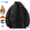 JEANSWEST Men's Winter Warm Stand Collar Padded Jacket