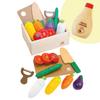 Puddy Direct First Pretend Play Salad Set Edition with Magnetic Wooden Toy Educational Toy Pretend Play Woody Puddy [Woody Exclusive] (Limited