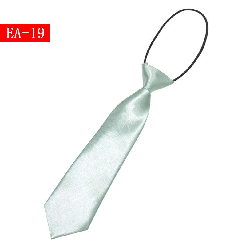 Детский однотонный маленький галстук для мальчиков и девочек, простой, короткий, эластичный, для малышей, детей, учеников начальной школы
