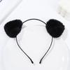 Cosplay Night Party Bar Plush Cute Face Wash Hair Band Cat Ears Headband Hair Accessories Hair Hoop