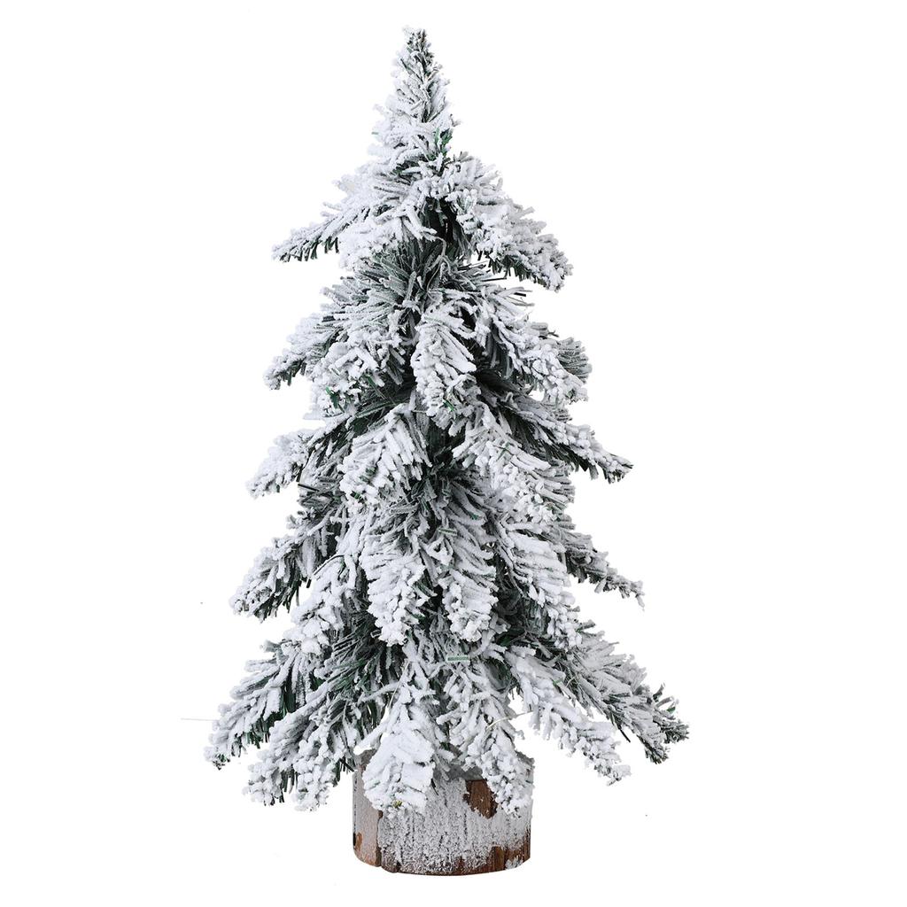 Artificial Xmas Tree 45cm Versatile Mini PVC Simulation Decorative Xmas Tree Tabletop Ornament White