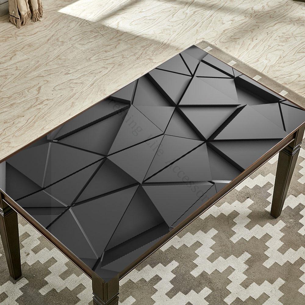 ПВХ Винил Золотой Треугольник Мрамор Контактная Бумага для Кухонных Шкафов Наклейка На Стол Водонепроницаемые Самоклеящиеся Обои Наклейки