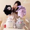 Dark Cat Series Plush Toys For Halloween Witch, Nurse, Death, And More