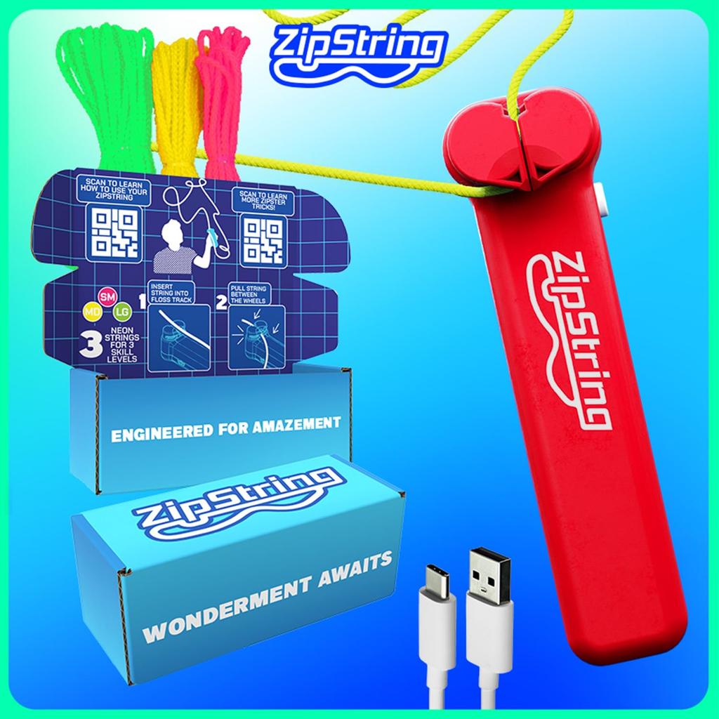 ZipString Box Package Red Rope Launcher ZipString Authentic