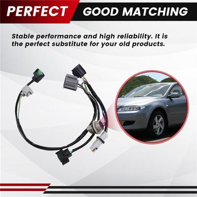 Автомобиль Для Mazda 6 GH 2007-2010 Совместимый GS1F-51-155B Фара Лампа Жгут проводов Разъем Держатель Провод