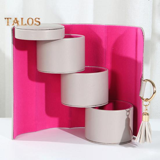 Портативная сумка для хранения ювелирных изделий, большая вместимость, многофункциональный многослойный органайзер для хранения ожерелий, колец, сережек, футляр для ювелирных изделий