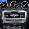 Консоль CD Панель Рамка Украшения Узор Карбон Отделка Для Mercedes Benz A Класс W176 GLA X156 CLA C117 2013-2018 Автомобильные Аксессуары