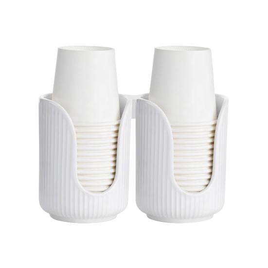 Plastic Cup Holder U-Shaped Grooves Opening Cups Cup Storage Keeping Top Counters Neat Anti-Slip