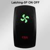 Waterproof LED Rocker Switch for Boat RV Truck | Green/Red Light 12V/24V ON-OFF/ON-OFF-ON for Exhaust Heat AC Lights