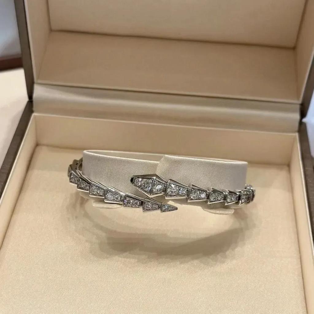 Zircon Snake Bone Bracelet Women's High-end Bracelet New Trendy Fashion Bracelet