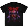 Slipknot 2024 Austin Тур Глитч-арт Винтажная Футболка, Унисекс Nu-Metal Фан Уличная Одежда Футболка, 100% Хлопок Повседневный Топ с Коротким Рукавом