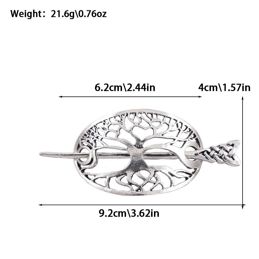 Classical Viking Tree of Life Hair Clip Celtic Knot Complex Branch Design Valentine's Day Birthday Gift Women's Hair Accessories