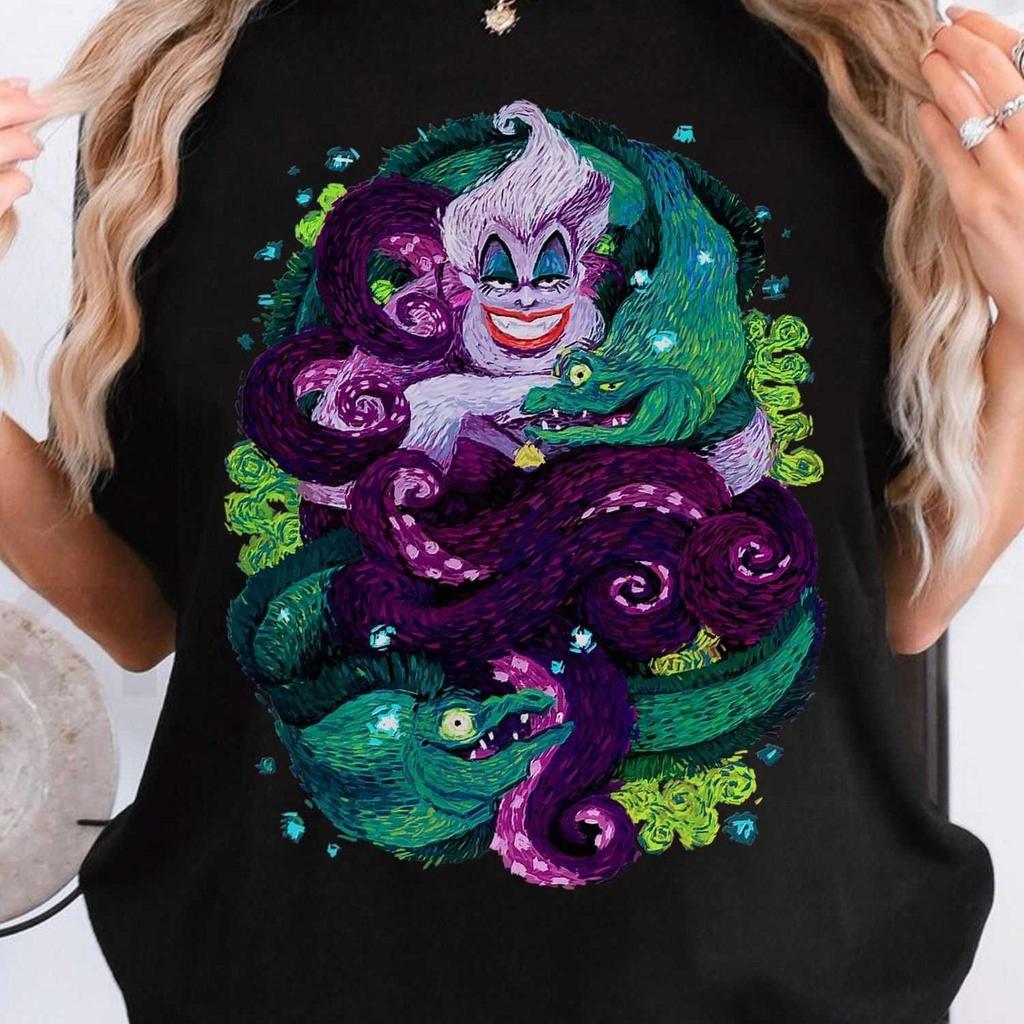 Womens Ursula Haiwu Tshirt Womens Tshirt All Season Unisexs and Womens Pure Cotton Casual Fashion Retro Clothing