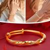 Корейская версия винтажные золотые браслеты цвета ниши дизайн витые модные аксессуары свадебные украшения J4X7