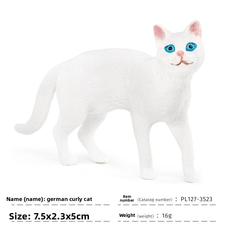 Calico Ragdoll Cat Cat Figure Model For Kids Learning Toy And Decorative Display