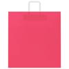 Paper Shopping Bags 50 pcs with Handles Pink 45 x 17 x 48 cm