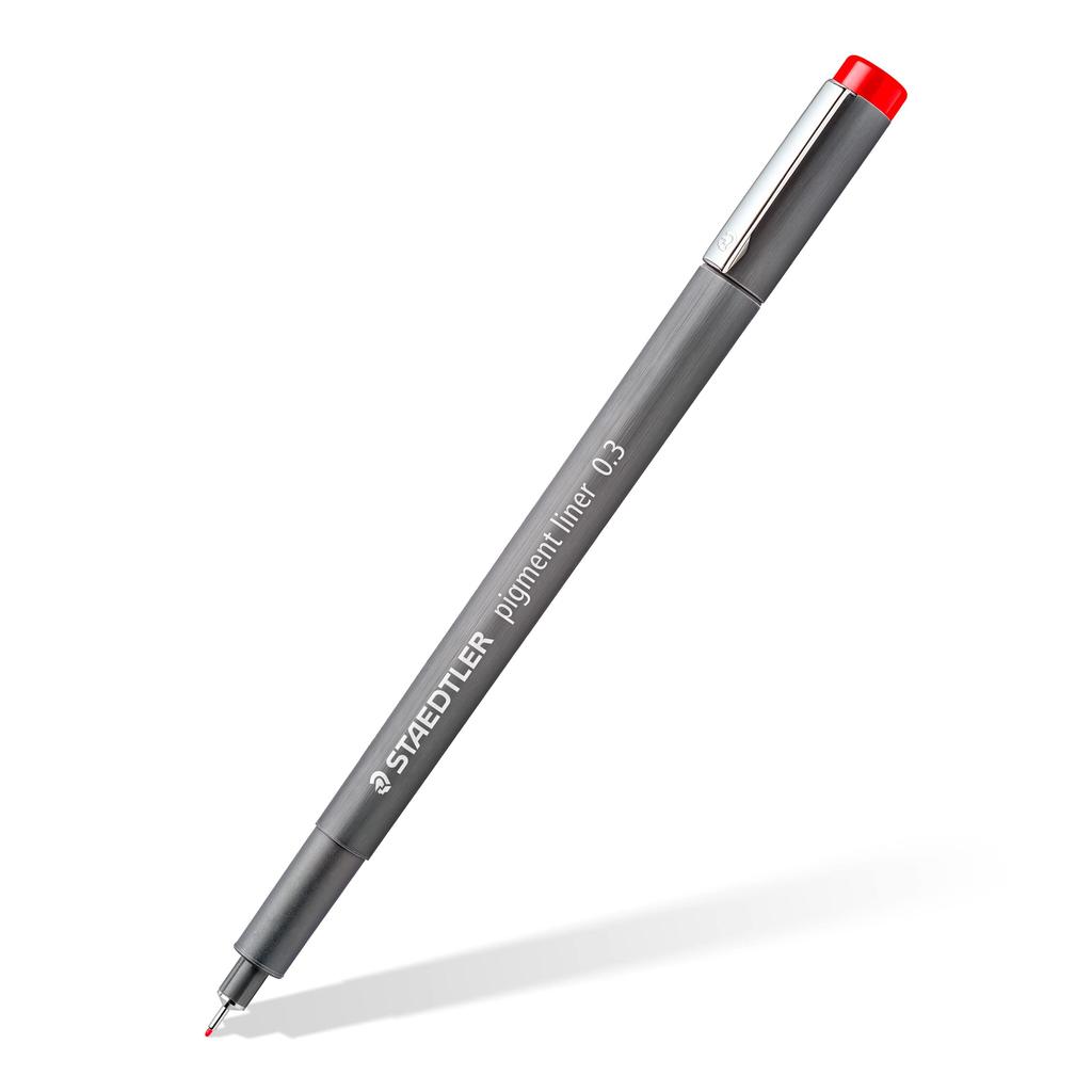 STAEDTLER Fineliner Pigment Liner Drawing Pen 6 Colors 0.3mm 30803-SSB6