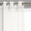 Atmosphera 140 X 240 Cm Striped Screening Curtain - Ivory