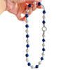 10Mm Autumn And Winter Highlight Blue Gray Tahitian Artificial Crystal Pearl Necklace Collarbone Chain