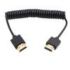 HangTon HDMI 8K 4K 120fps UHD Cable Coiled for ATOMOS Ninja V Blackmagic BMPCC Sony A7S Nikon Camera Type A HDMI Portkey, Monitor, 4K, ZCAM, III,