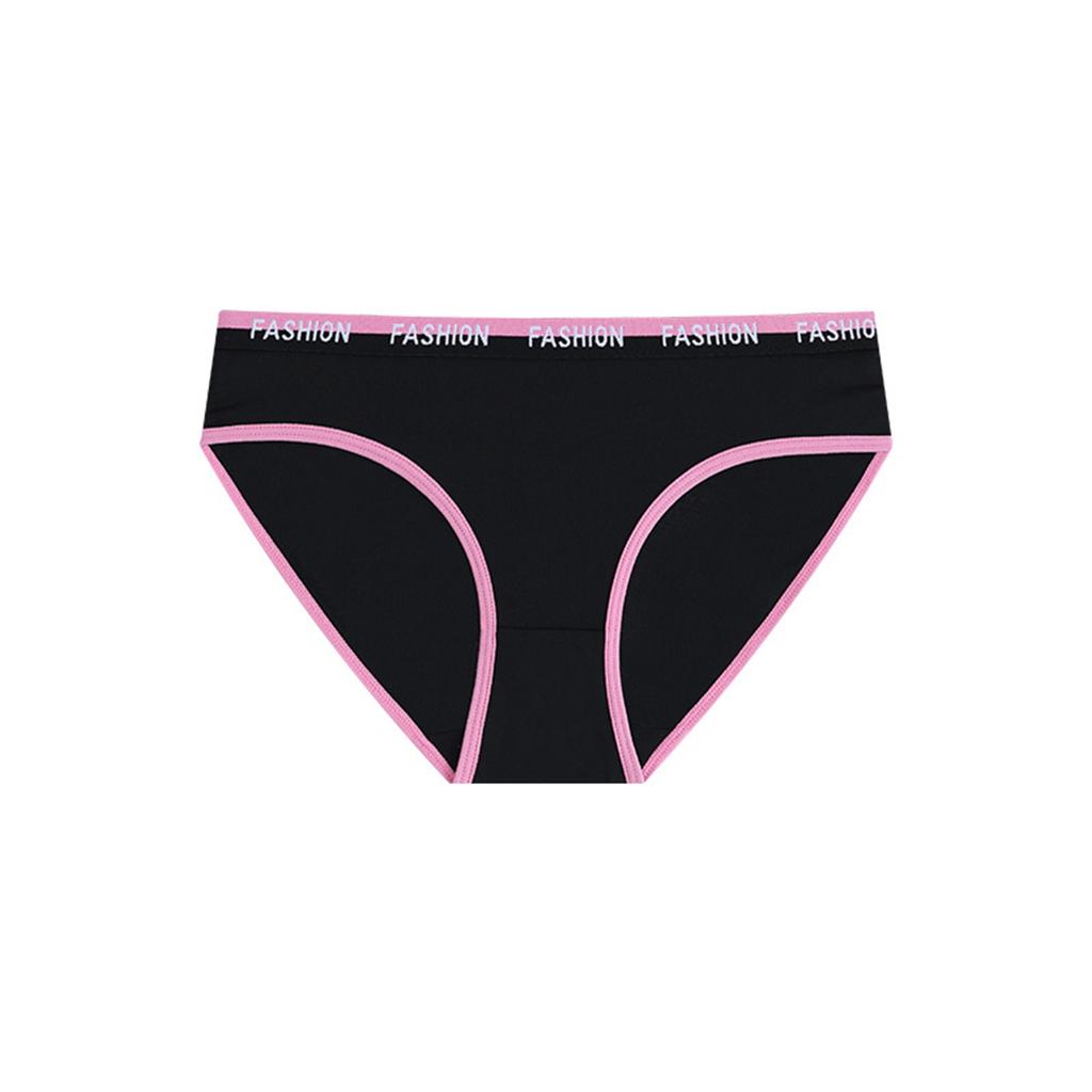 Ladies' Sporty Contrasting Letter Waistband Underwear