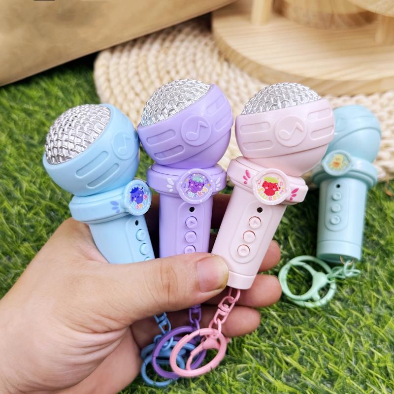 Мультяшный Мини Многофункциональный Записывающий Микрофон Брелок Подвеска для Рюкзака Оригинальность Подвеска для Школьного Рюкзака Детские Игрушки