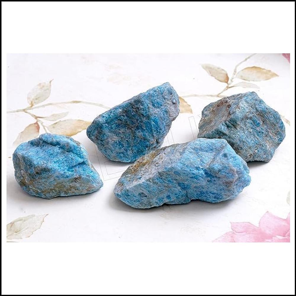Reiki Crystal Natural Apatite Rough Stone, Apatite Raw Stones For Tumbling and Meditation and Vatsu.