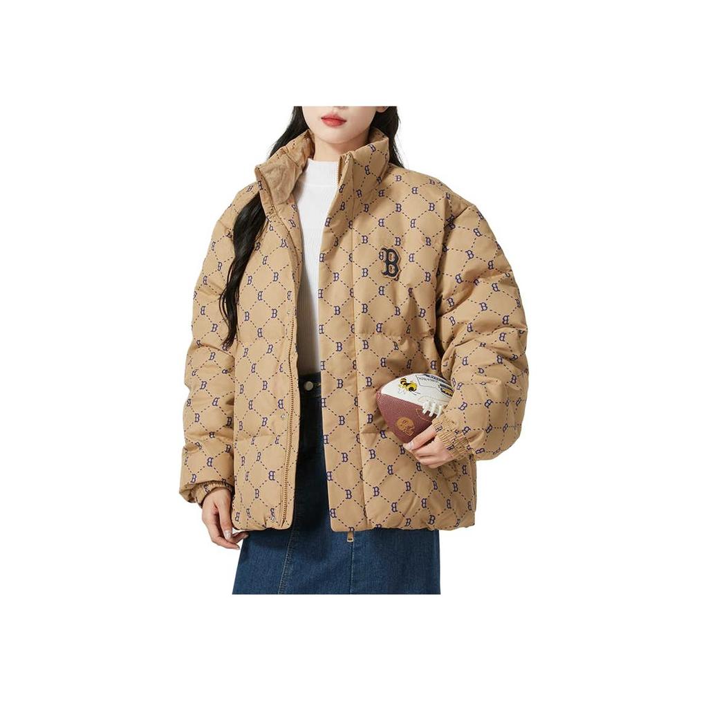 Новый пуховик MLB Basic Boston Red Sox Унисекс Светло-бежевый 3ADJM1046-43BGL